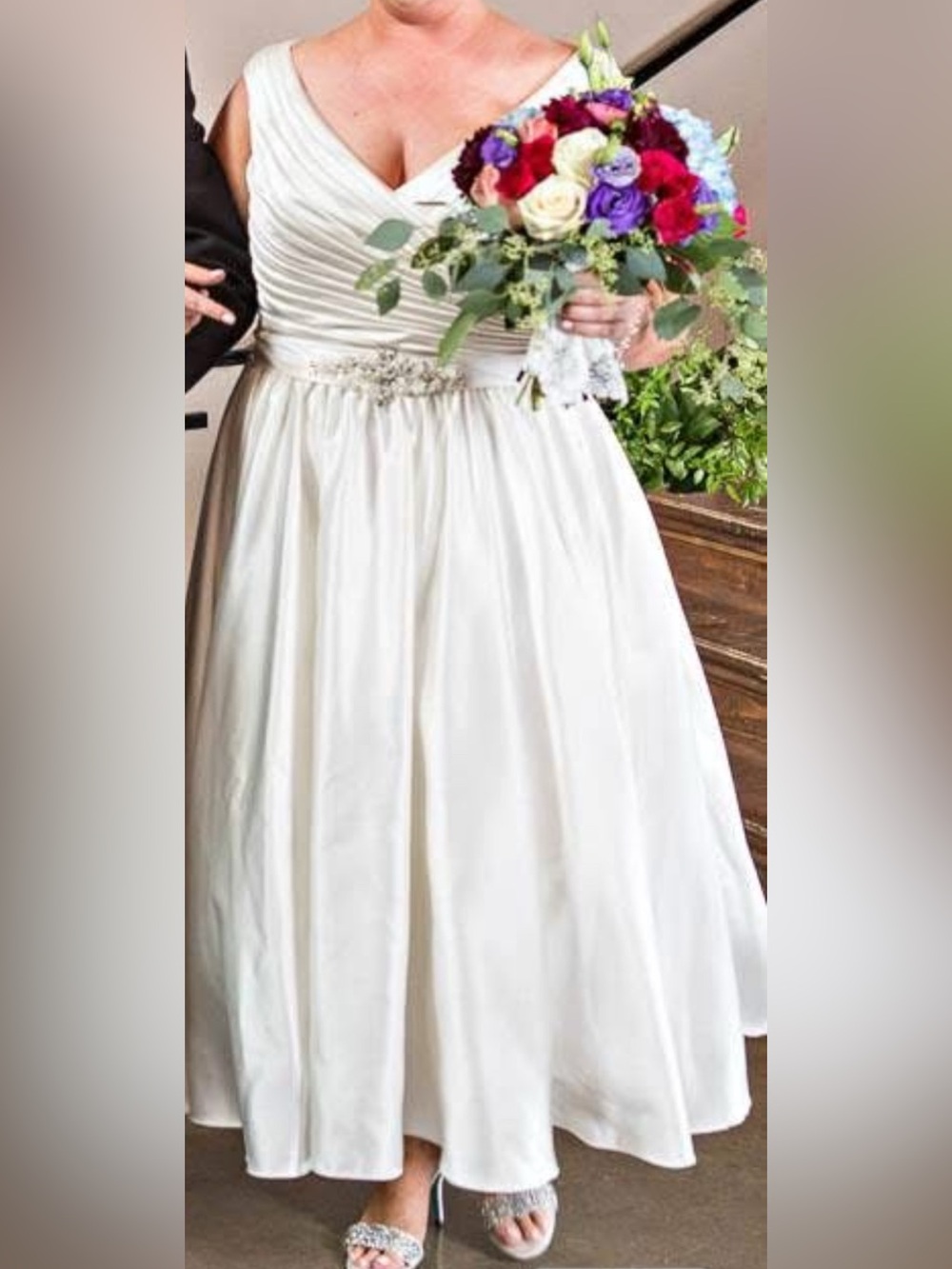 Stella York tea length wedding gown US 20